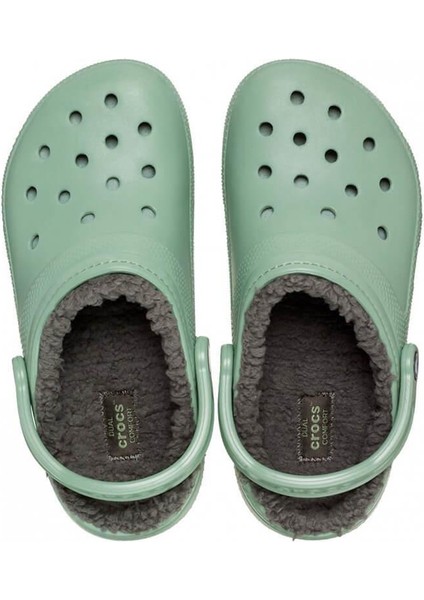 Classic Lined Clog Kadın Terlik - Yosun Yeşili fırsatları
