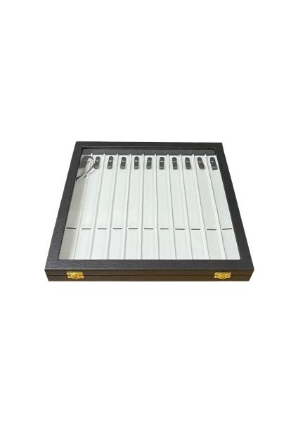 11 Li Camlı Tesbih Kutusu (Deri) modelleri