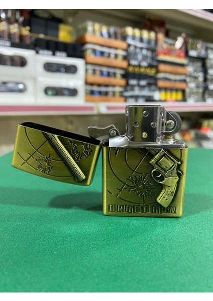 Tabanca Figürlü Metal Benzinli Çakmak fiyatları