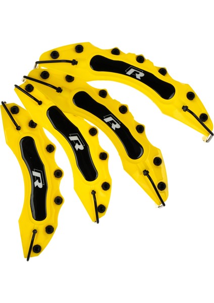 Sarı R 4'lü Kaliper Seti Yapıştırma Logolu fiyatları