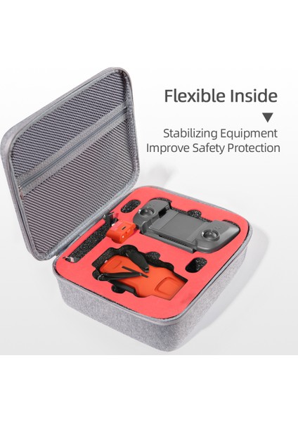 Fımı Mını 3 Çizilmez Taşıma Çantası Sert Kabuklu El Çantası Rc Drone Saklama Çantası - Gri / Kırmızı (Yurt Dışından) indirimleri