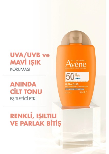 Güneş & Güneş Sonrası Bakım Seti (Ultra Fluid Spf 50+ Perfector 50 ml + After Sun Losyon 200 Ml) modelleri