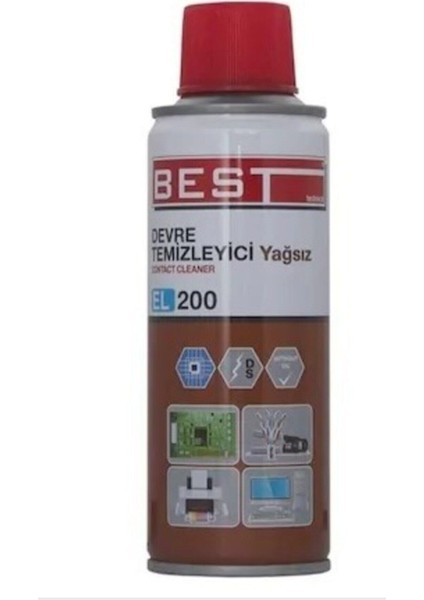 Yağsız Devre Temizleyici 200ML 200 ml Tekli