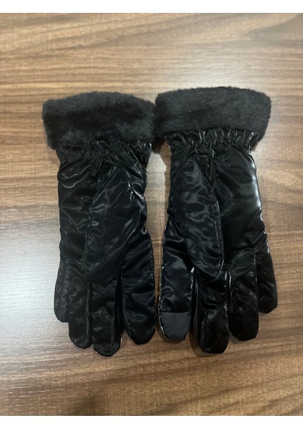 Kadın Kışlık Dokunmatik Eldiven – Içi Polarlı Kürklü, Sıcak Tutan, Şık ve Rahat Model fiyatları