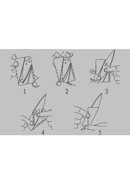 Kredi Kartı Şeklinde Bıçak (Kutusuz) (5332) fırsatları