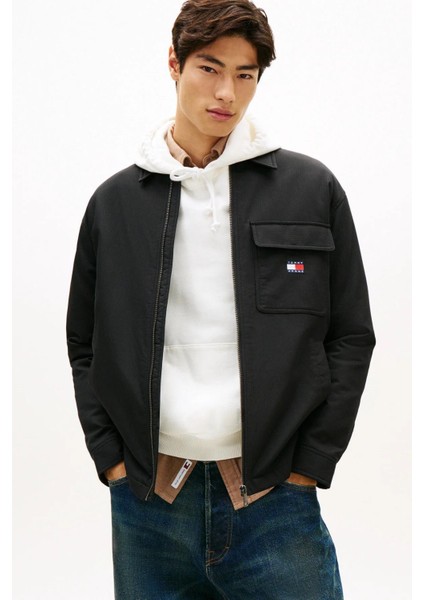 Tjm Padded Tech Cord Erkek Overshirt Mont DM0DM22018