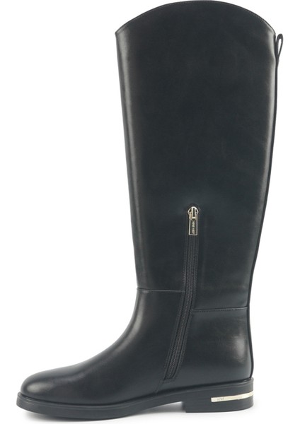 Nulena 5pr Siyah Kadın Düz Çizme modelleri