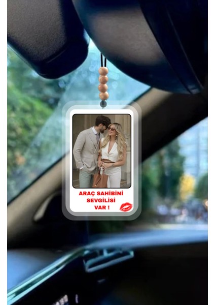 Kişiye Özel Araç Dikiz Aynası Süsü – Fotoğraf ve Mesajlı