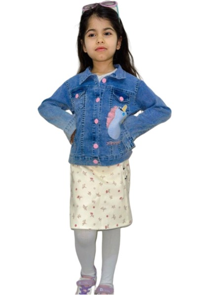 Kız Çocuk Kot Ceket 4/8 Yaş indirimleri