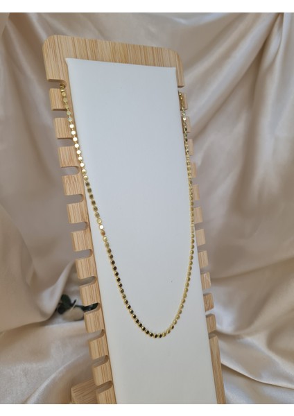 Gold Dairesel Pullu Kolye – Işıltılı Minimal Zincir indirimleri