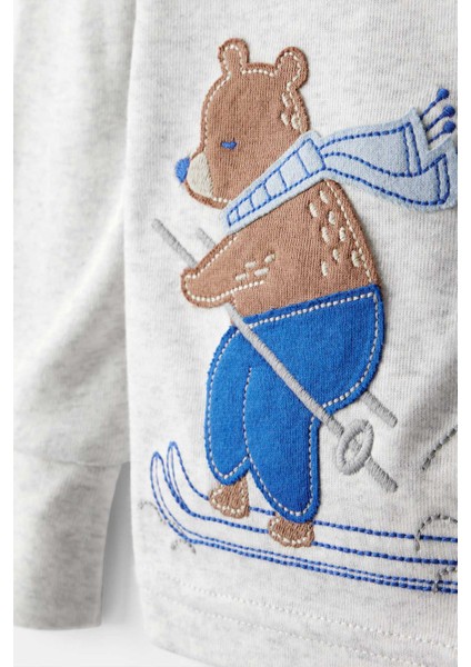 Erkek Bebek Ekru Pijama Set fiyatları