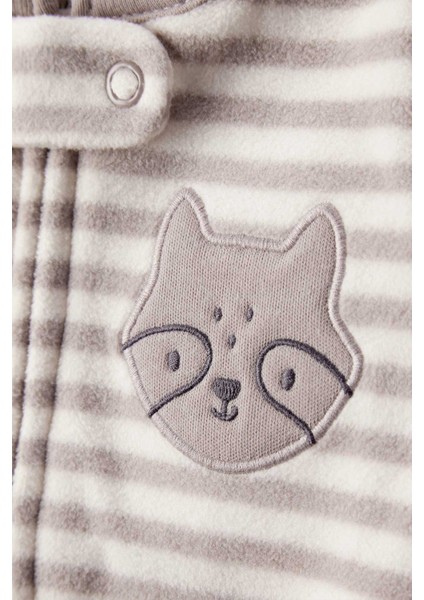 Erkek Bebek Kahverengi Polar Tulum fiyatları