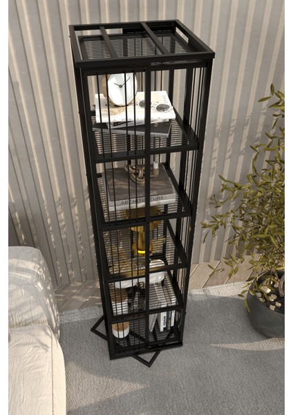 Chicago Serisi 360 Derece Dönerli Metal Kitaplık | 5 Katlı Endüstriyel Çok Amaçlı Raf fiyatları