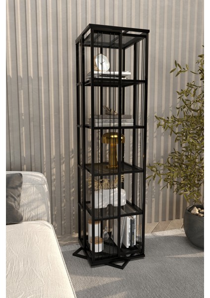 Chicago Serisi 360 Derece Dönerli Metal Kitaplık | 5 Katlı Endüstriyel Çok Amaçlı Raf modelleri