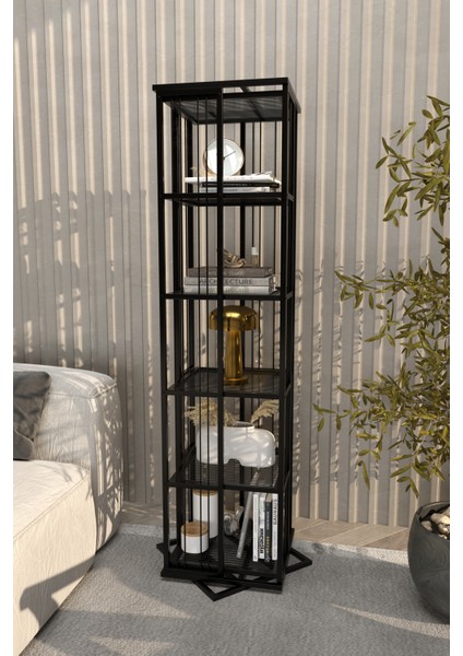 Chicago Serisi 360 Derece Dönerli Metal Kitaplık | 5 Katlı Endüstriyel Çok Amaçlı Raf indirimleri