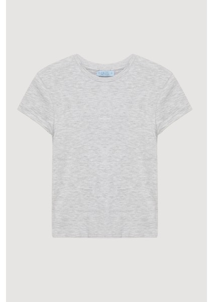 Bisiklet Yaka Basic Tişört 3 lü Paket Siyah-Ekru-Karmelanj