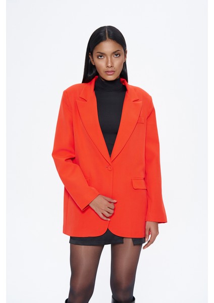 Blazer Ceket Turuncu