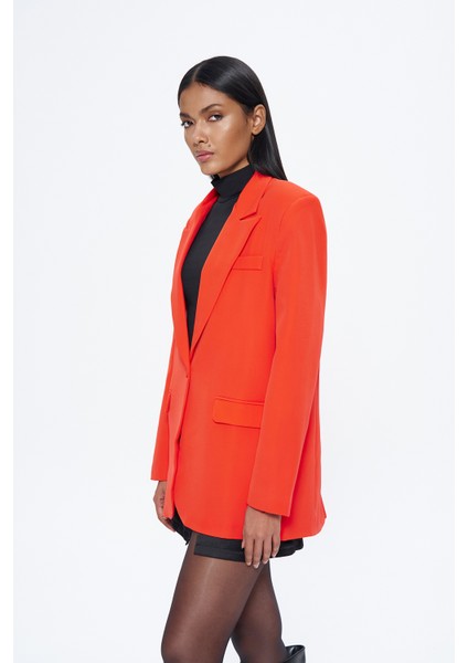 Blazer Ceket Turuncu