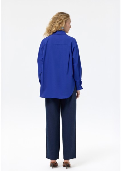 Oversize Basic Gömlek Sax