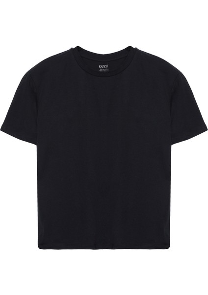 Bisiklet Yaka Basic Tişört Siyah fiyatları