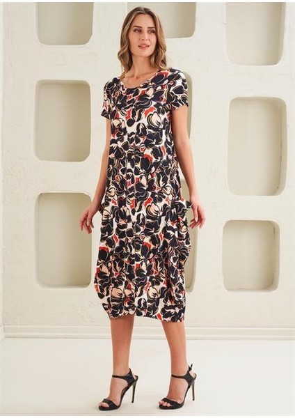 Kadın Örme Viskon Elbise - 45269