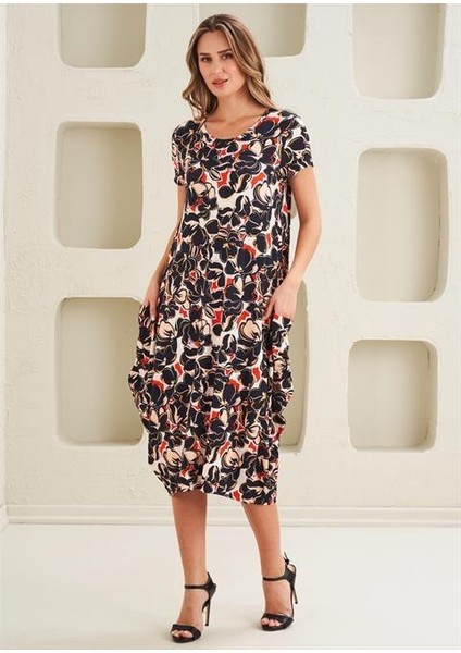 Kadın Örme Viskon Elbise - 45269 modelleri