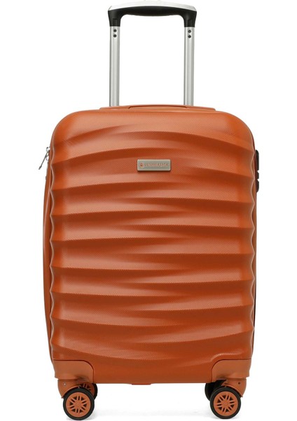 Newyork -K Abs 5pr Kıremıt Unisex Küçük Boy Valiz