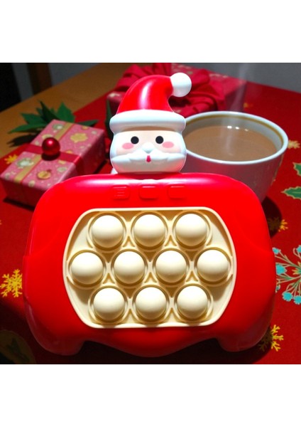 Yüksek Kalite Noel Baba Popit Oyunu Sesli Işıklı Popit Vıp Akıl Oyunları Yılbaşı Noel Hediyeleri