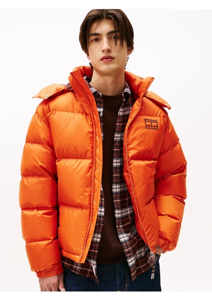 Tjm Alaska Kuş Tüyü Şişme Erkek Turuncu Ceket DM0DM22036SZZ