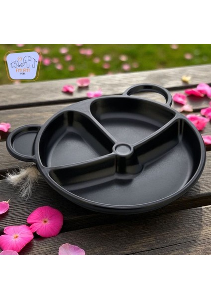 Fitifitibebe Fıtıfıtı Matt Mickey Bölmeli Mama Tabağı- Ekgıda