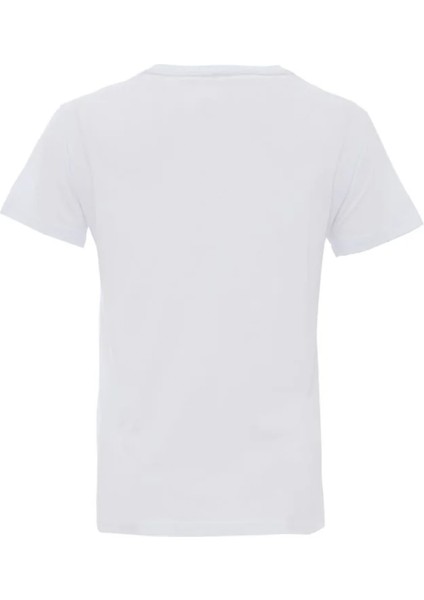 Taş Aksesuarlı Tişört Beyaz fırsatları