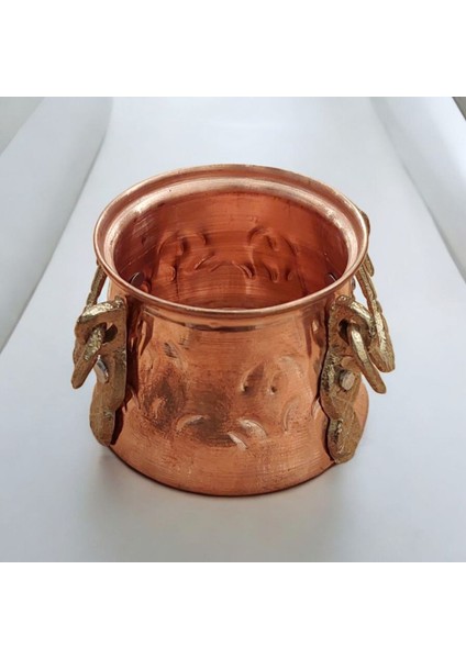 Mini Kazan 5*7 cm Mini Süs Süt Kazanı 5 cm Minyatur Kazan Mini Kazan Mini Bakır Süs Kova