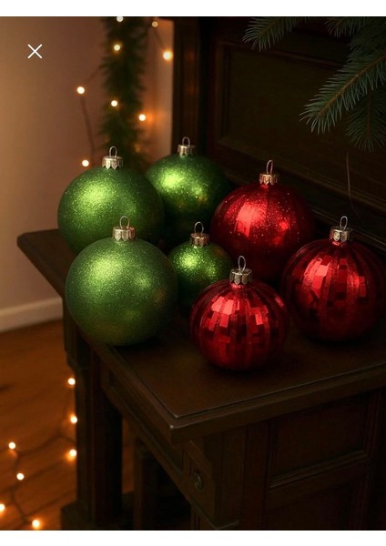 Yılbaşı Ağacı Top Süs 15 cm 9 Adet fiyatları