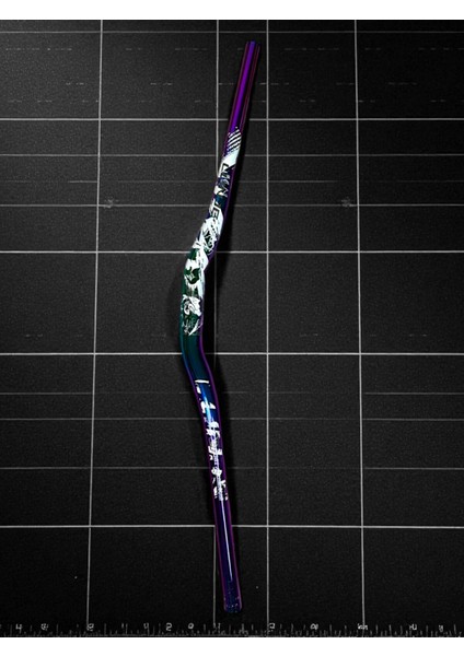 Bisiklet Lunje Gidon 78CM Mtb, E-Bike, Xc, Dh Uyumlu Rainbow Beyaz