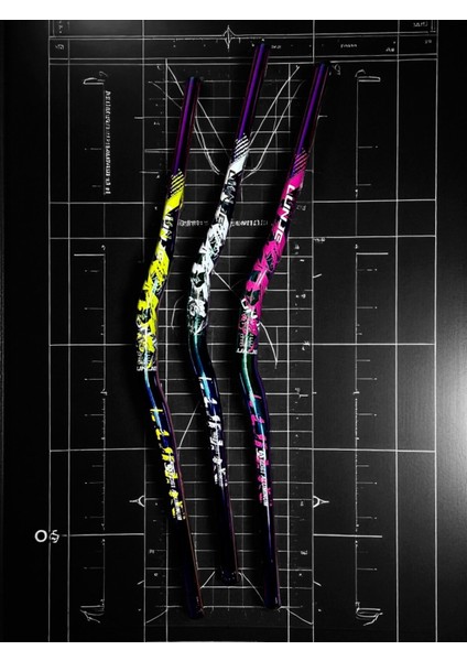 Bisiklet Lunje Gidon 78CM Mtb, E-Bike, Xc, Dh Uyumlu Rainbow Beyaz fırsatları