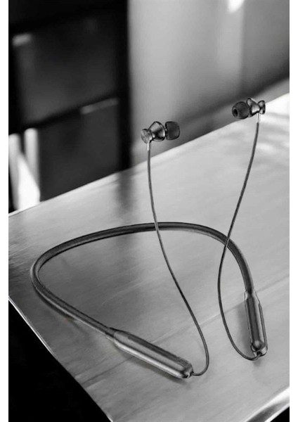 Dijital Göstergeli Kulak Içi Kablosuz Bluetooth Kulaklık Boyun Bantlı - MCT1994-6916