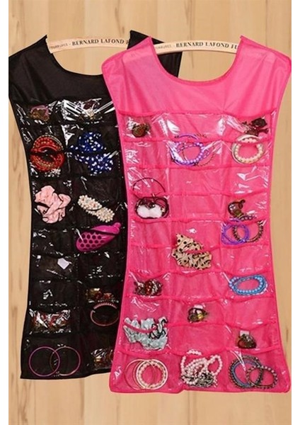 Elbise Şeklinde Takı Düzenleyici Iki Taraflı Mücevherler ve Takılar Için Takı Organizer