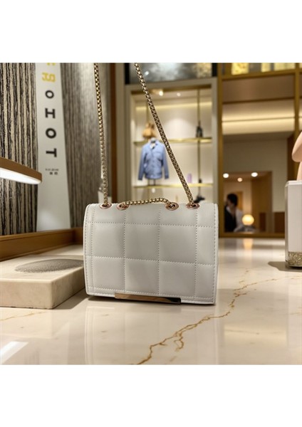 Gold Zincirli Kapitone Omuz Kadın Çanta modelleri