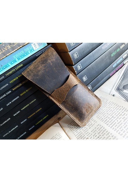 Crazy Gerçek Deri Özel Kalemleriniz Için Kalemlik ( 3*4 Kalem Için ) 28 cm \ 8 cm Büyük Boy Nlu2 modelleri