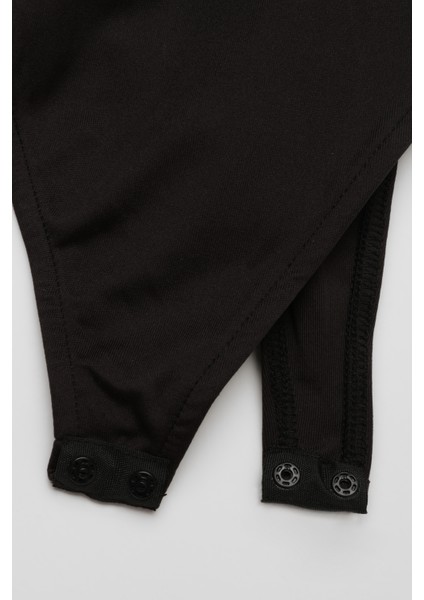 Askılı Bodysuit Siyah