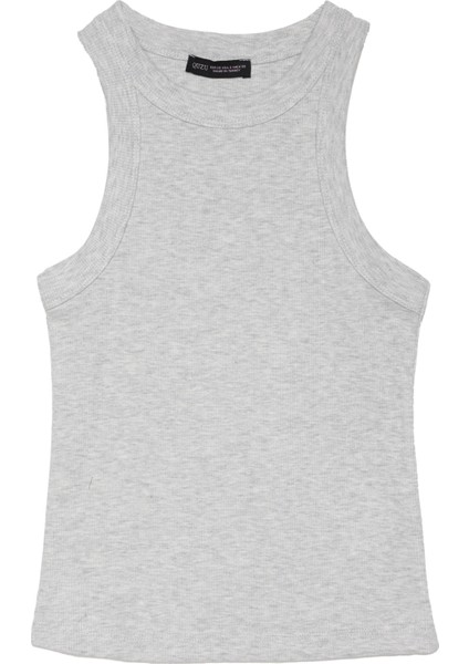 Halter Yaka Basic Fitilli Atlet Karmelanj fiyatları