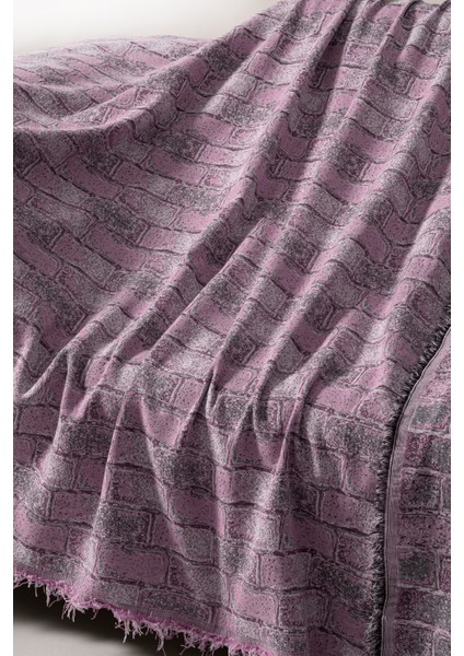 Pamuklu Dokulu Koltuk Şalı 170X220 cm – Saçaklı Tv Battaniyesi & Dekoratif Koltuk Örtüsü fiyatları