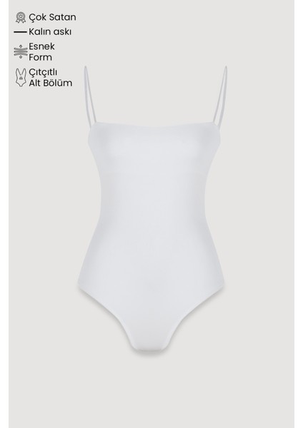 Askılı Bodysuit Ekru fiyatları