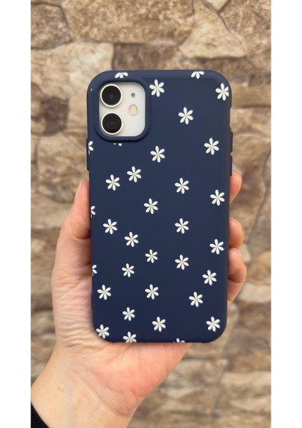 Iphone 11 Uyumlu Mini Papatya Desenli Silikon Darbe Emici Klasik Korumalı Rubber Kılıf 277 fiyatları