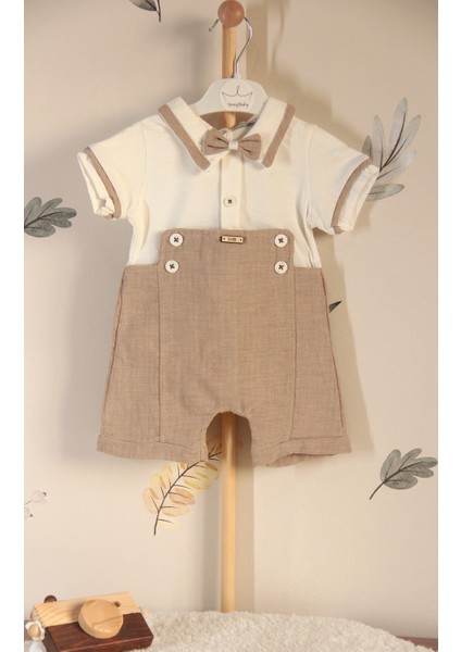 Orman Desenli %100 Pamuk 7 Parça Erkek Bebek Hediye Kutusu – Pike, Müslin Set ve Papyonlu Tulum indirimleri