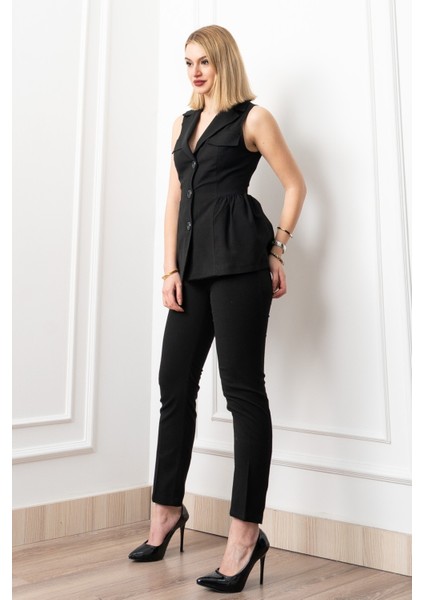 Elegant Line Uzun Yelekli Takım 1264 indirimleri