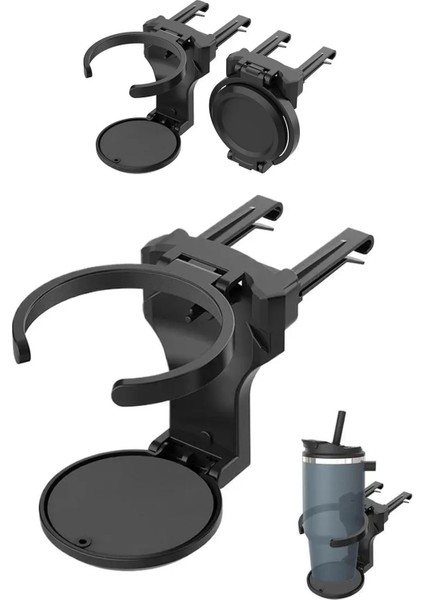 Katlanır Araç Klimaya Takılan Bardak Tutucu Şişe Termos Tutucu Araç Içi Portatif Bardak Standı Cn fiyatları
