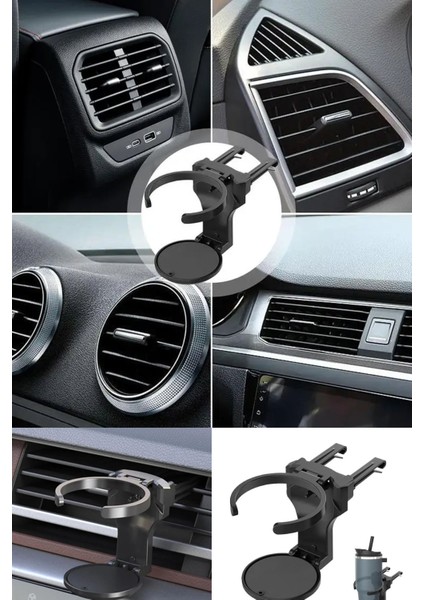 Katlanır Araç Klimaya Takılan Bardak Tutucu Şişe Termos Tutucu Araç Içi Portatif Bardak Standı Cn fırsatları