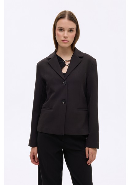 Çift Düğmeli Blazer Ceket Siyah fiyatları