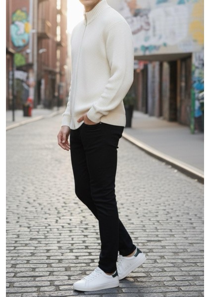 Loken Tam Fermuarlı Dik Yaka Kalın Erkek Hırka fiyatları